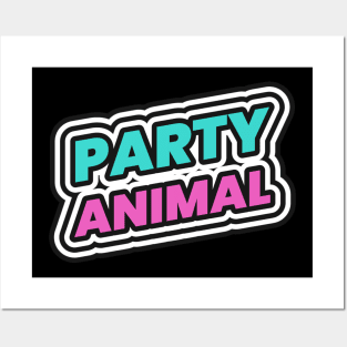 Party Animal Partying Posters and Art